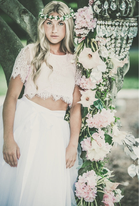 White Midi Tutu tulle skirt maidenlaneboutique