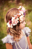 autumn wedding flower crown