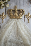 gold crown curtain tie backs