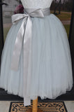 gray bridesmaid dress