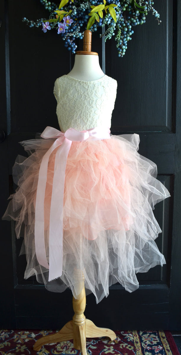 blush pink tutu dress Mimi Tutu Pink Blush Solid Tutu Dress
