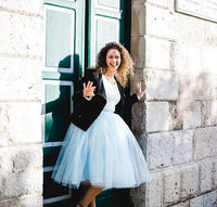 Light Blue Tutu Tulle skirt – maidenlaneboutique