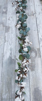 cotton eucalyptus wedding garland