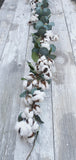 cotton eucalyptus mantle swag