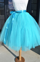 tiffany blue tulle skirt