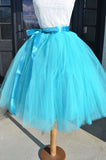 tiffany blue tulle skirt