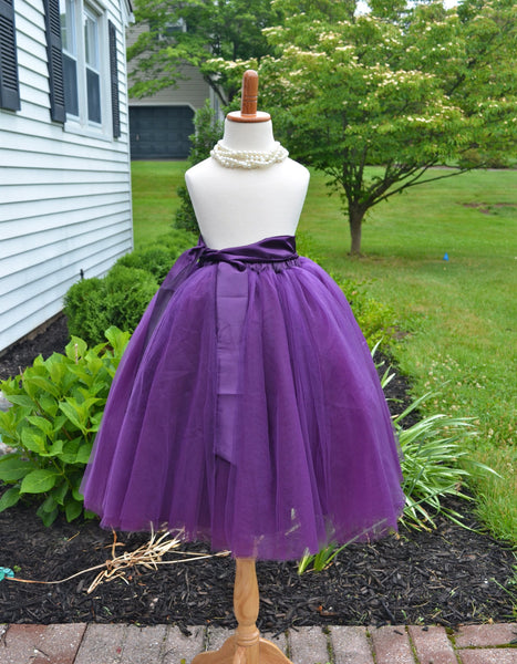 Purple Tutu Tulle skirt