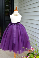 plum purple tutu skirt