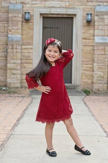 red lace christmas dress Red 1960s Spaghetti Strap Christmas Plush Lace Dress