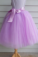 girls lilac tulle skirt