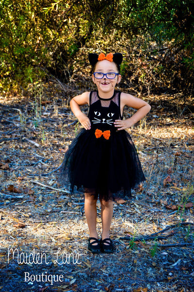 Black Cat Halloween Costume Dress Up Ears Black Cat Halloween Costume Dress Up Ears