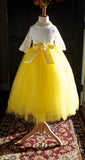 [flower girl tulle skirt] - maidenlaneboutique