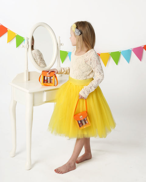 Yellow Long Tulle Skirt Tutu maidenlaneboutique