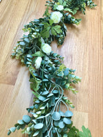frosted eucalyptus garland