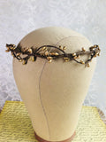 gold rustic wedding crown
