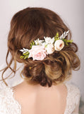 Ivory Blush Flower Headpiece